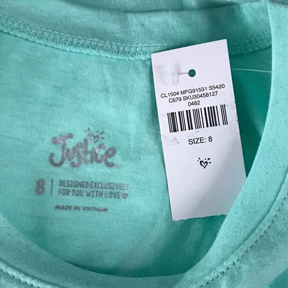 Justice 8 Shirt Ouch Mouse Facetime - Picture 3 of 5